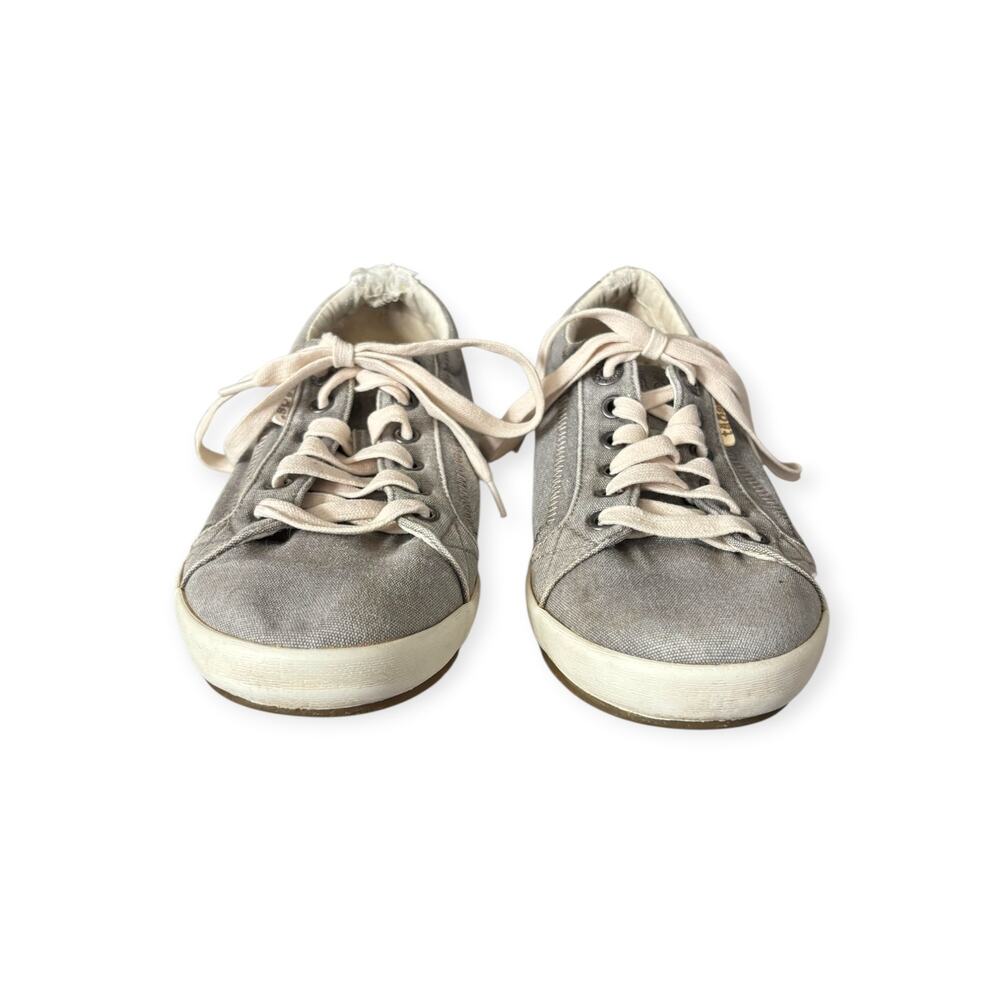 Taos Star Sneakers Gray Wash Canvas Size 9.5